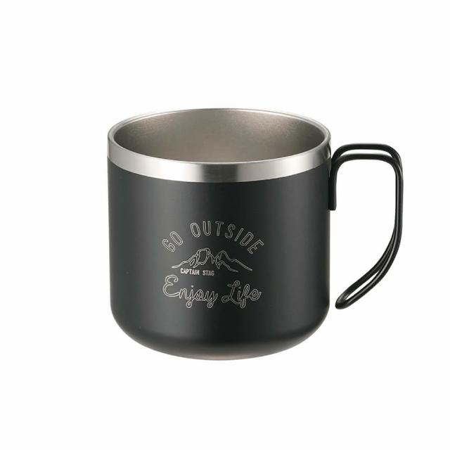 【CAPTAIN STAG】Monte 雙層不鏽鋼杯