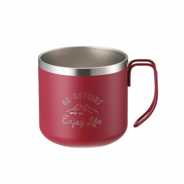 【CAPTAIN STAG】Monte 雙層不鏽鋼杯