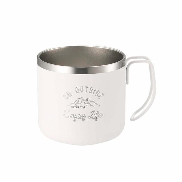 【CAPTAIN STAG】Monte 雙層不鏽鋼杯