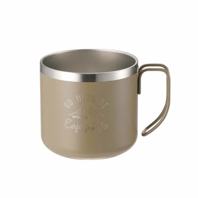 【CAPTAIN STAG】Monte 雙層不鏽鋼杯