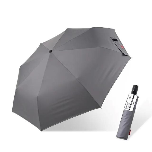 【雨傘王】BigRed型男 快乾傘布 防曬降溫  自動傘 折疊傘 防潑水 反光邊條 抗風傘骨 抗UV(終身免費維修*)