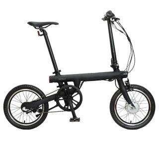 騎記 EF1台製歐規版 續航45公里 16吋內變三速電動輔助折疊腳踏車-消光黑(電輔車/小折/通勤車)