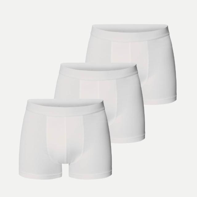 【Bread & Boxers】三件組｜有機棉男用四角內褲 多款任選 男內褲 內褲 素色 禮盒 送禮 聖誕節