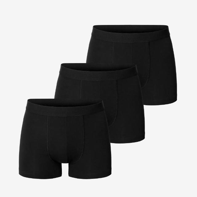 【Bread & Boxers】三件組｜有機棉男用四角內褲 多款任選 男內褲 內褲 素色 禮盒 送禮 聖誕節