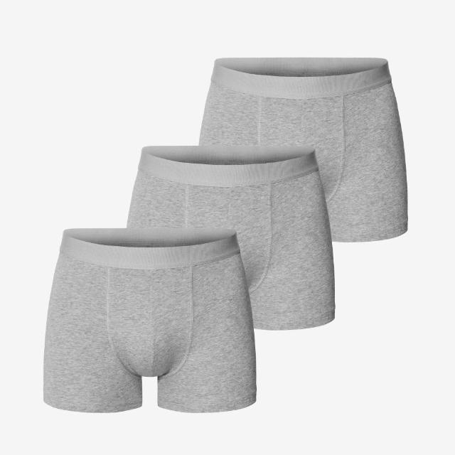 【Bread & Boxers】三件組｜有機棉男用四角內褲 多款任選 男內褲 內褲 素色 禮盒 送禮 聖誕節