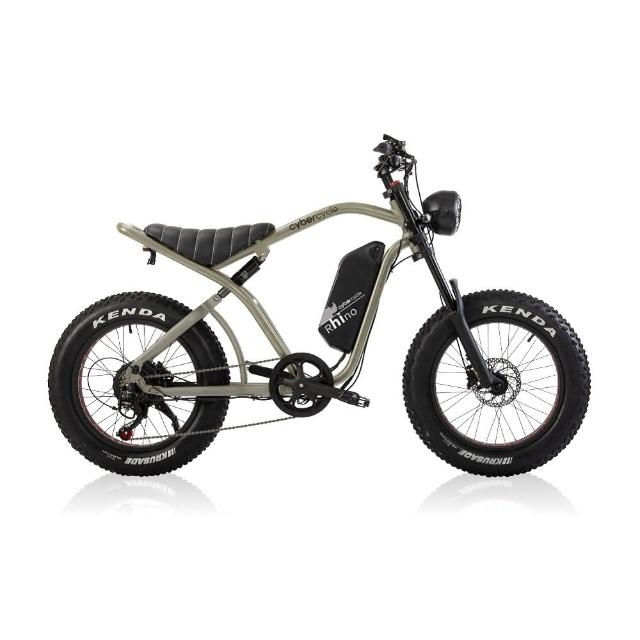 【CyberCycle】Rhino犀牛-高階版 120KM 高續航胖胎車(48V 15AH/越野電輔車)