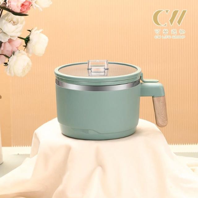 【CW 可營生活選物】304不鏽鋼瀝水泡麵碗(泡麵碗/露營碗/附蓋/附瀝水)