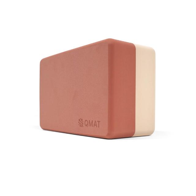 【QMAT】加厚瑜珈磚-雙色 台灣製(瑜珈輔具 輔助磚)