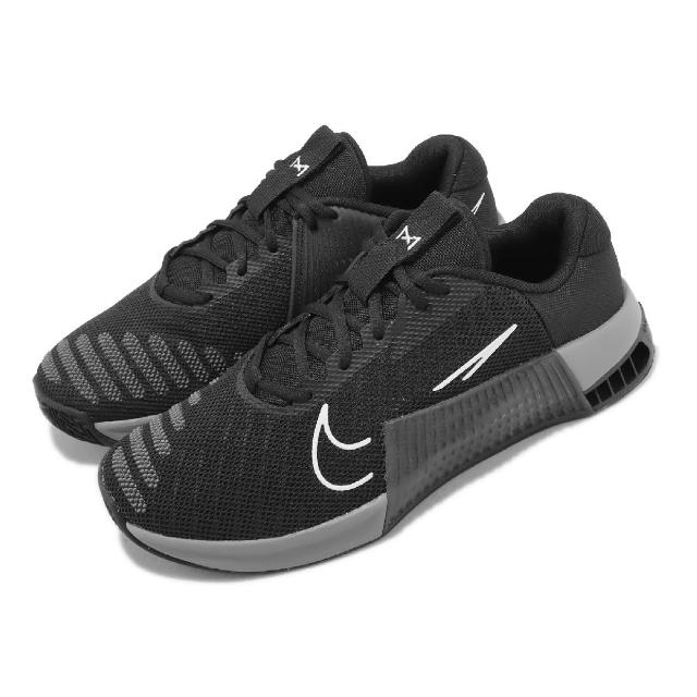 NIKE 耐吉】訓練鞋Metcon 9 男鞋女鞋黑白健身重訓緩震支撐運動鞋