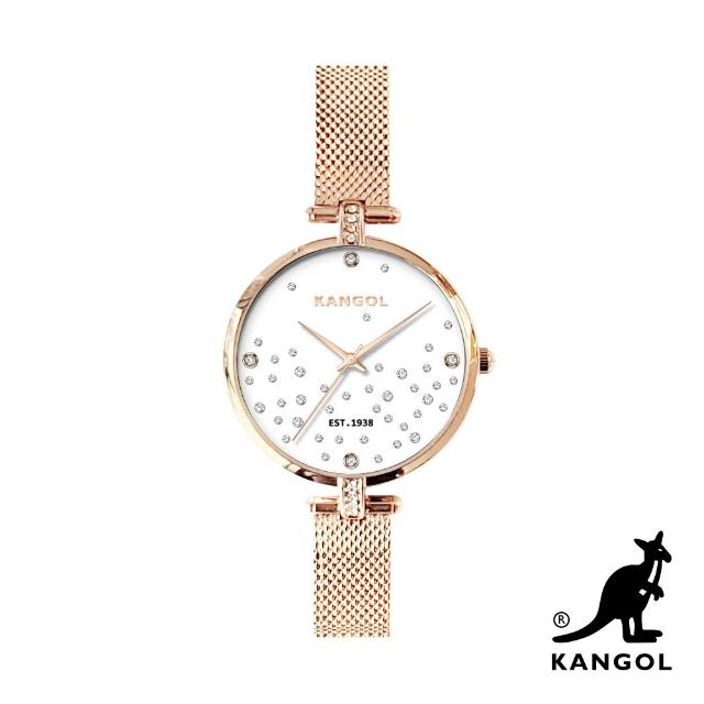 【KANGOL】英國袋鼠 最新優雅晶鑽錶/手錶/腕錶(多款任選)