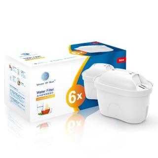 【CATIS】6入組-第五代濾芯 通用濾芯 適用於Brita(去水垢專家版 濾水壺通用 第五代)