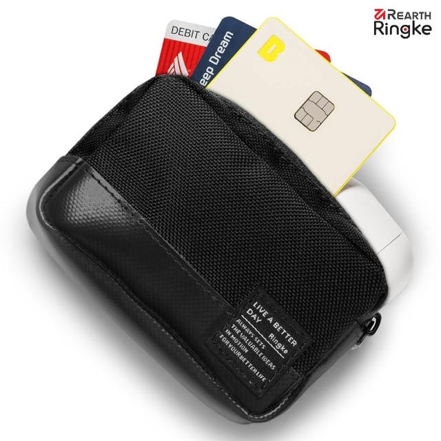 【Ringke】Mini Pouch Tarpaulin Brick 磚型防水布收納袋 附登山扣 黑 藍 黃(Rearth 小物 尼龍 防水布)