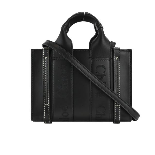 【Chloe’ 蔻依】Woody tote bag 新款皮革迷你兩用托特包(任選)