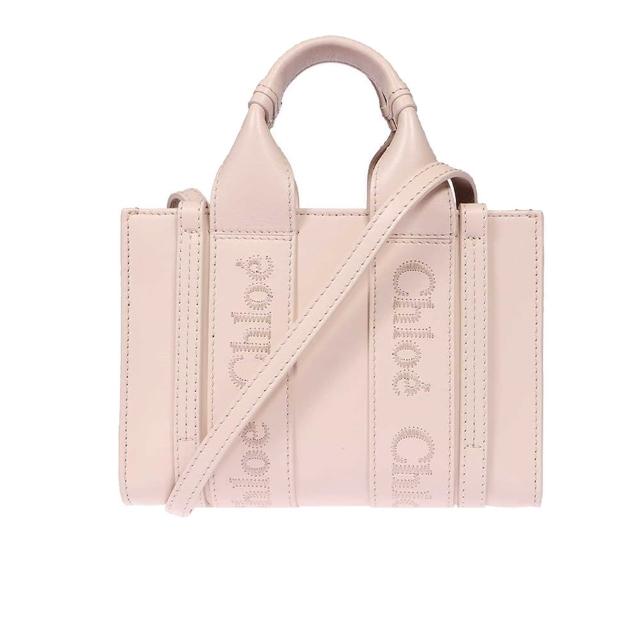 【Chloe’ 蔻依】Woody tote bag 新款皮革迷你兩用托特包(任選)