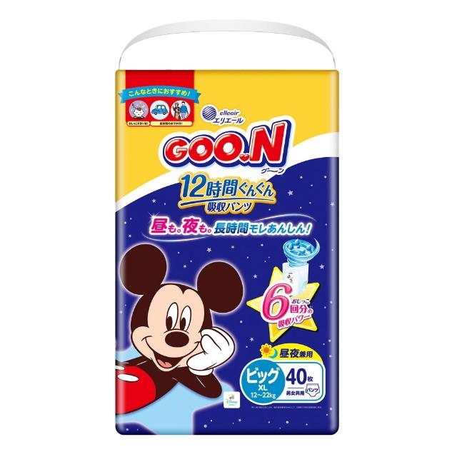 【GOO.N】日本大王12小時超吸收-褲型XL-XXL