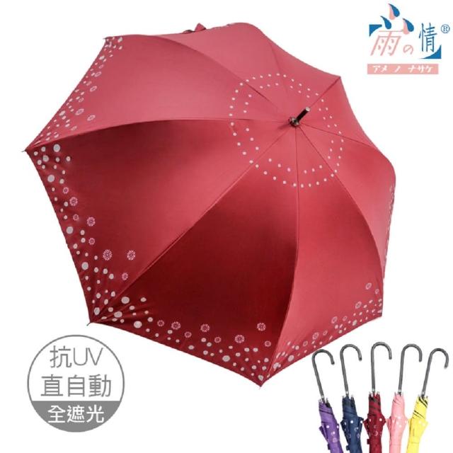 【雨之情】防曬抗風長直傘_天星(雨傘 長傘 防曬 遮陽傘 淑女傘 細長傘)