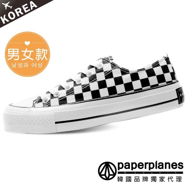 【Paperplanes】韓國空運。基本款 復古 男女鞋 低筒 帆布鞋 男休閒鞋 女休閒鞋/偏小版型(7-537/現貨)