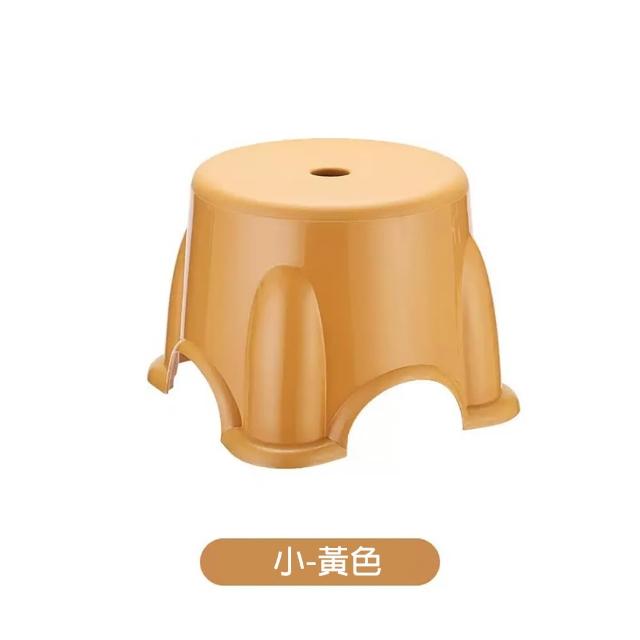 【bebehome】莫蘭迪色防滑小圓凳-小款兩入(可堆疊矮凳小板凳/浴室洗澡凳/排排凳/鞋凳)