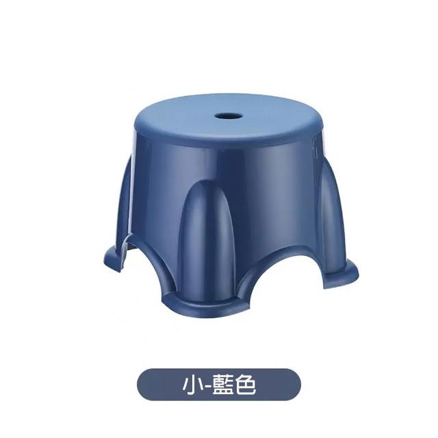 【bebehome】莫蘭迪色防滑小圓凳-小款兩入(可堆疊矮凳小板凳/浴室洗澡凳/排排凳/鞋凳)