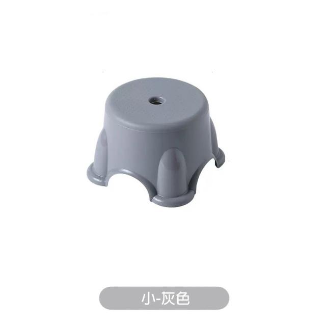 【bebehome】莫蘭迪色防滑小圓凳-小款兩入(可堆疊矮凳小板凳/浴室洗澡凳/排排凳/鞋凳)