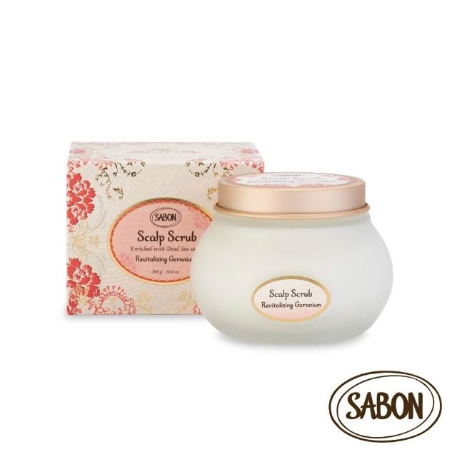 【SABON】官方直營 淨化髮肌組(死海鹽頭皮磨砂膏300g+沁檸薄荷溫和淨化洗髮乳200ml)