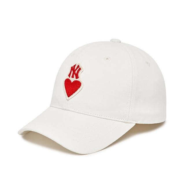 【MLB】童裝 可調式棒球帽 童帽 Heart系列 道奇/守護者/洋基隊(7ACPH033N/013N/014N-8款任選)