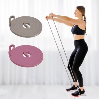 【Tumaz 月熊】加長加厚乳膠彈力帶 15磅