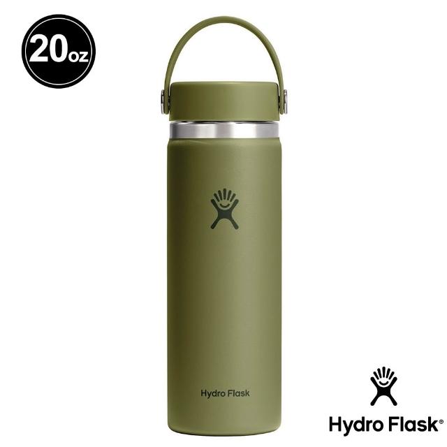 【Hydro Flask】20oz/592ml 寬口 提環 保溫瓶 多色可選(高保冰  無毒 美國品牌 食安 防滑塗層 大口徑)