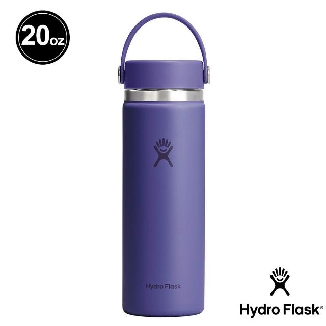 【Hydro Flask】20oz/592ml 寬口 提環 保溫瓶 多色可選(高保冰  無毒 美國品牌 食安 防滑塗層 大口徑)