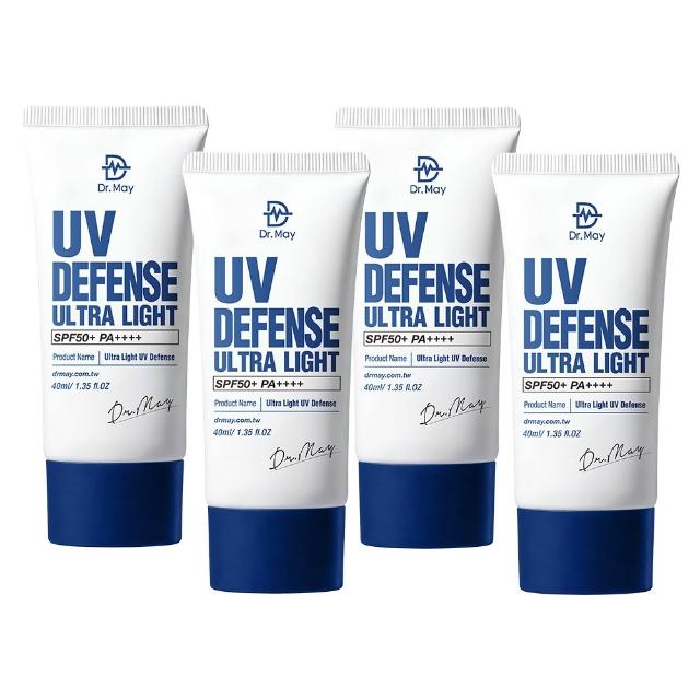 【Dr. May 美博士】專業隔離清爽/潤色防曬乳SPF50+ PA++++ 四入組(40ml 美容課程後可用)