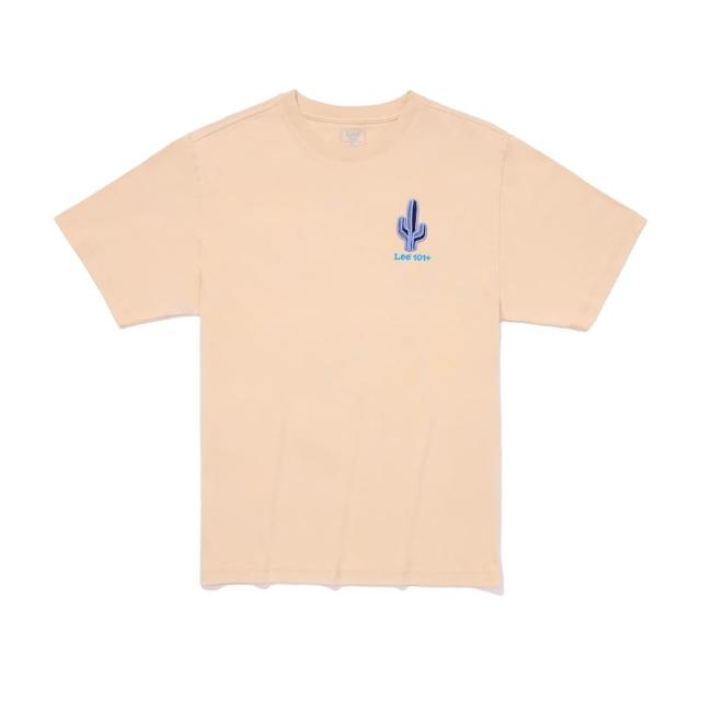 【Lee】出清品-男裝 短袖T恤 / 左胸仙人掌 共2色 舒適版型 / 101+ 系列(LB302073034 / LB302073035)