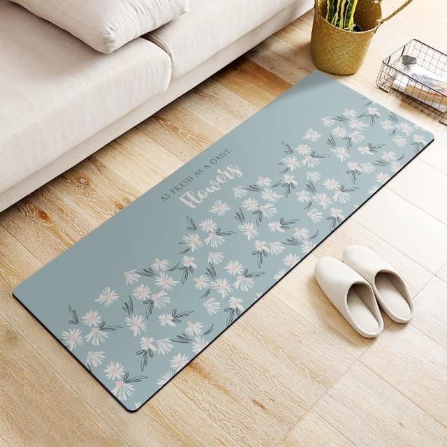 【半島良品】買一送二/厚款吸水防滑奈米絨軟式仿珪藻土地墊(多款選 台灣環保印刷)