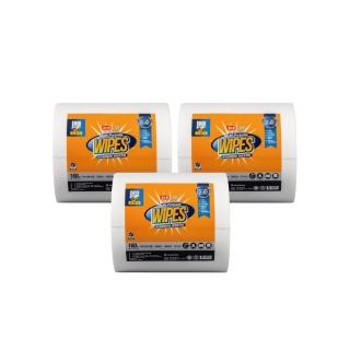 11878255 OL 【力可潔 LICK】多功能擦拭紙X家用款-無捲架-160張/捲 超值3入組
