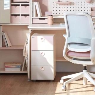 【iloom 怡倫家居】NEW LINKI PLUS 3層書桌抽屜櫃 四色可選(移動抽屜 滑輪抽屜 抽屜櫃 三層櫃 收納櫃)