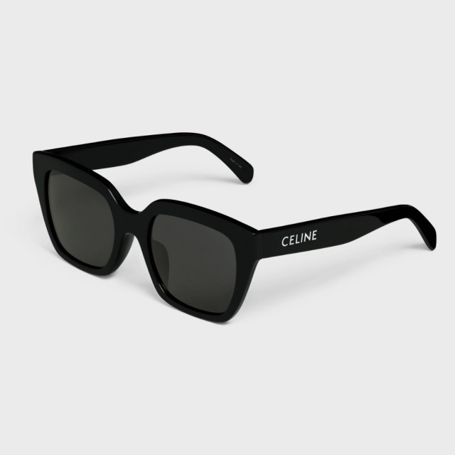 【CELINE】小紅書火爆款 膠框抗UV太陽眼鏡組合(CL40198F 黑色、白色；CL40197U 黑色)