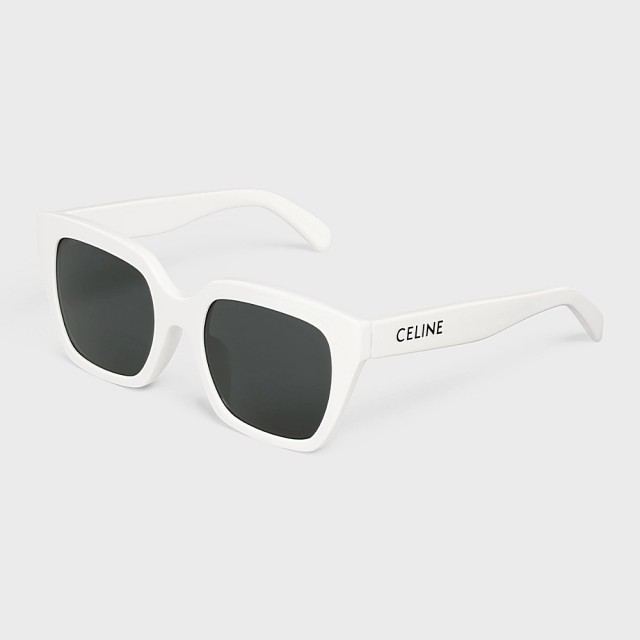 【CELINE】小紅書火爆款 膠框抗UV太陽眼鏡組合(CL40198F 黑色、白色；CL40197U 黑色)