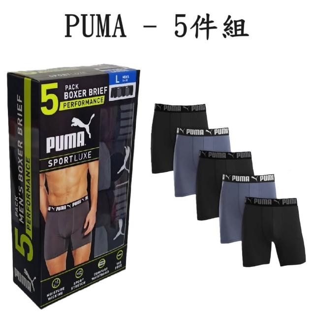 【CALVIN KLEIN】5件組 彈性內褲 男內褲 四角褲 透氣 快乾 排汗(三角褲 棉質內褲) puma內褲