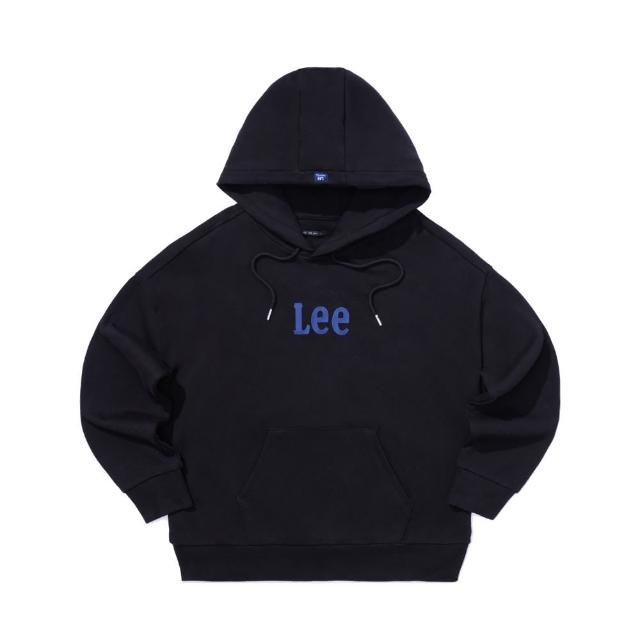 【Lee】女裝 長袖帽T / 胸前刺繡 LOGO 共2色 Oversized版型(LB330037K11 / LB330037K15)