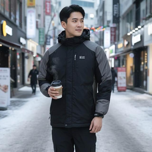 【遊遍天下】男款極暖GlobeTex防水防風保暖顯瘦中長版羽絨外套 多款(M-5L 大尺碼)