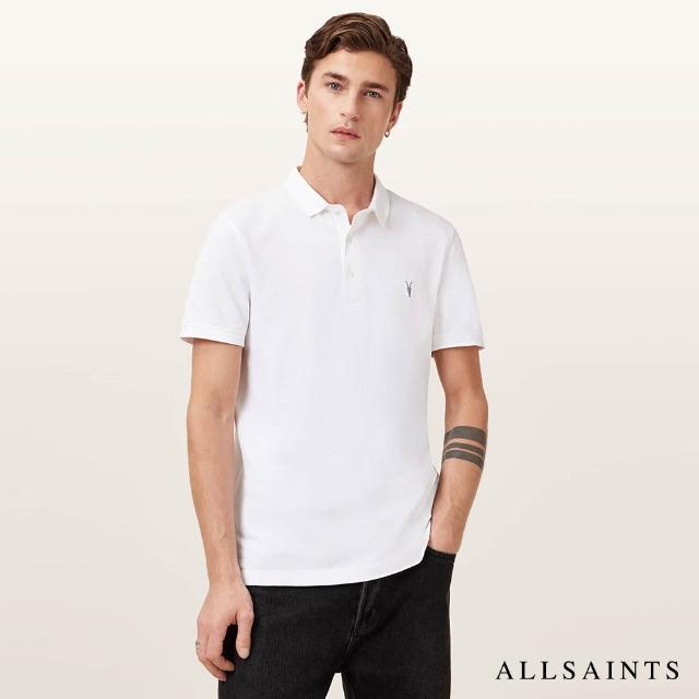 【ALLSAINTS】REFORM公羊頭骨純棉短袖POLO衫 -多色任選(修身版型)