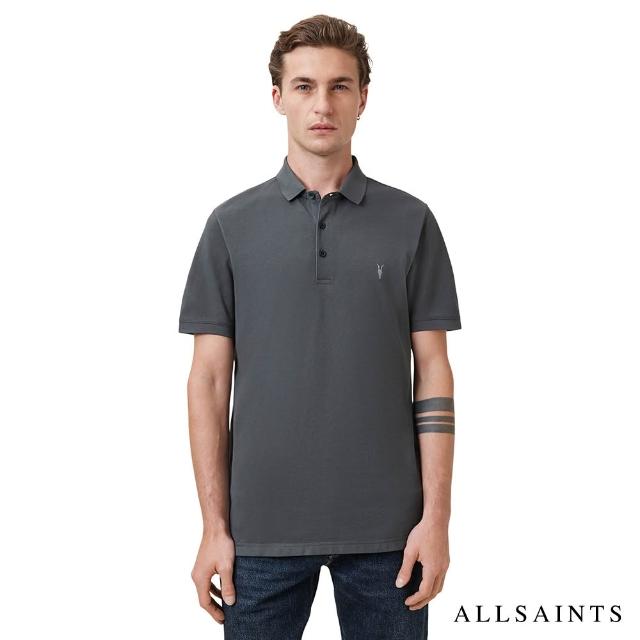 【ALLSAINTS】REFORM公羊頭骨純棉短袖POLO衫 -多色任選(修身版型)