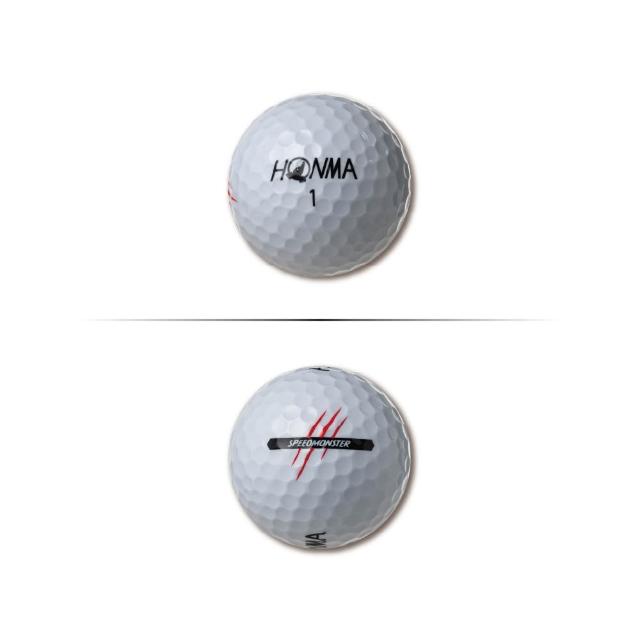 【HONMA 本間高爾夫】GOLF BALL D1 SPEEDMONSTER 三層球 高爾夫球 BT2302黃色 /新款BT2504白色