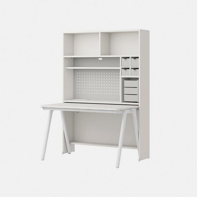 【iloom 怡倫家居】ROY 1200型5層收納書桌組(書桌 桌子 電腦桌 工作桌 兒童書桌 學生書桌 辦公桌)