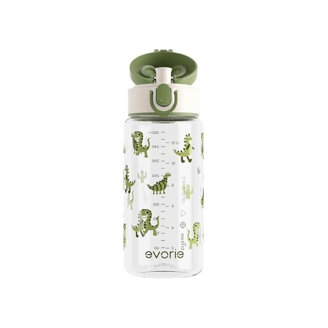 【Evorie】Tritan兒童水杯380ml 直飲 / 吸管杯(幼兒水杯 兒童水壺 幼稚園水壺)