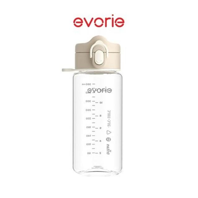 【Evorie】Tritan兒童水杯380ml 直飲 / 吸管杯(幼兒水杯 兒童水壺 幼稚園水壺)