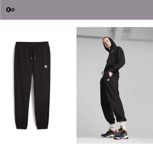 【PUMA】長袖上衣 休閒長褲 帽T 連帽 外套 圓領 上衣 男女款 運動 休閒 多色(67897117&67790201)