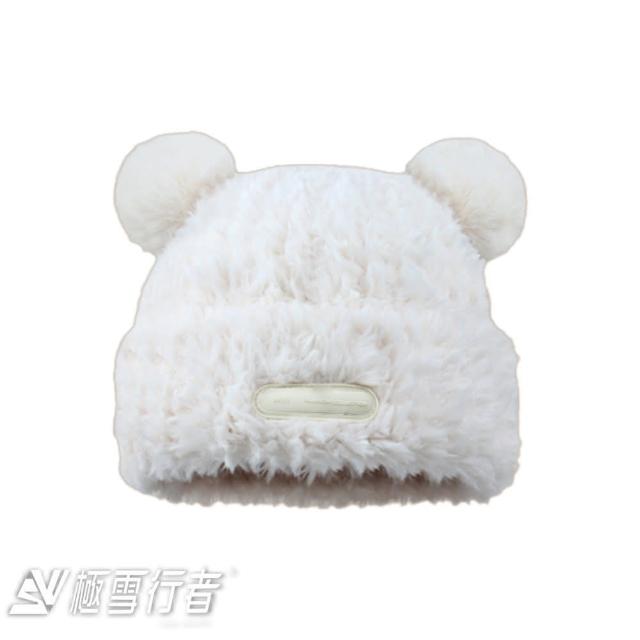 【極雪行者】SW-YG-BEAR毛絨時尚護耳小熊保暖帽(冬季/保暖/休閒)