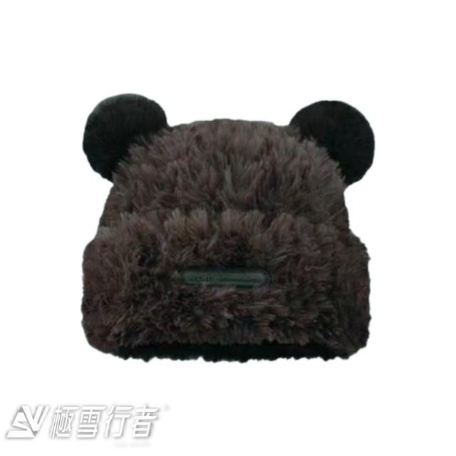 【極雪行者】SW-YG-BEAR毛絨時尚護耳小熊保暖帽(冬季/保暖/休閒)
