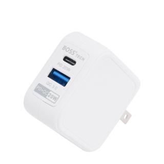 【BOSS】PD+QC 20W 智慧極速充電插座 UB-51