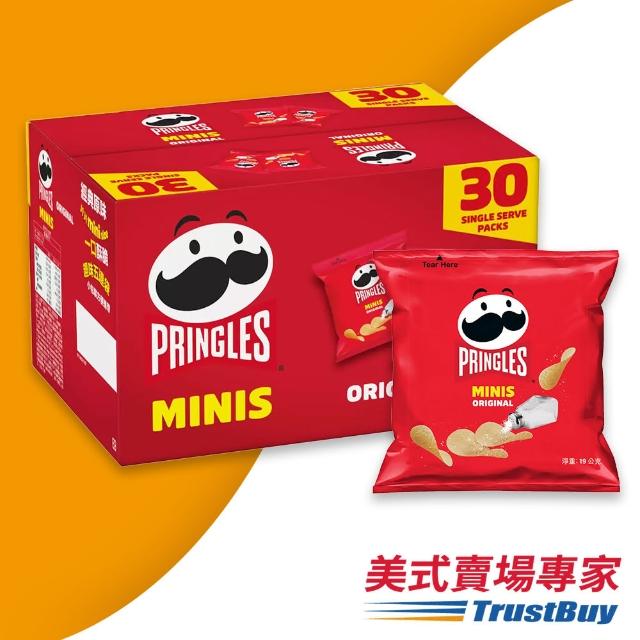 【Pringles 品客】Pringles 品客 洋芋片MINIS經典原味19公克x2盒組(共60包)
